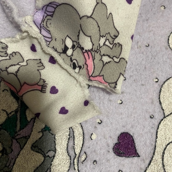 Vintage christmas sweater teddy bear winter scene pullover kawaii pastelcore - Picture 8 of 8